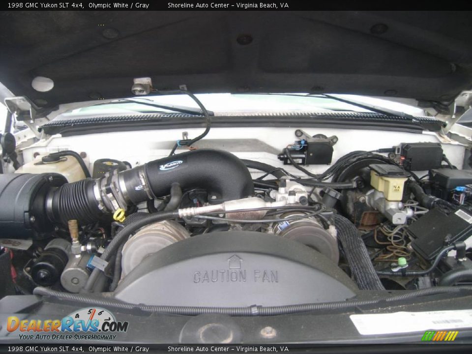 1998 GMC Yukon SLT 4x4 Olympic White / Gray Photo #11