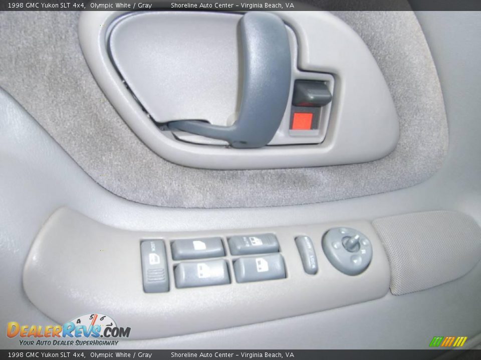 1998 GMC Yukon SLT 4x4 Olympic White / Gray Photo #15