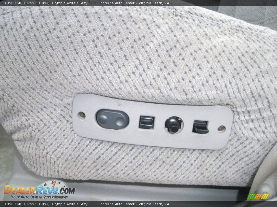 1998 GMC Yukon SLT 4x4 Olympic White / Gray Photo #16