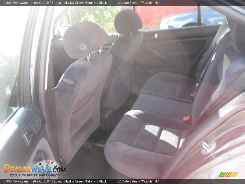 2003 Volkswagen Jetta GL 1.8T Sedan Alaska Green Metallic / Black Photo #4