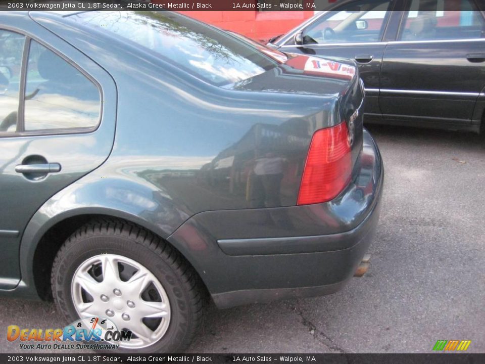 2003 Volkswagen Jetta GL 1.8T Sedan Alaska Green Metallic / Black Photo #11