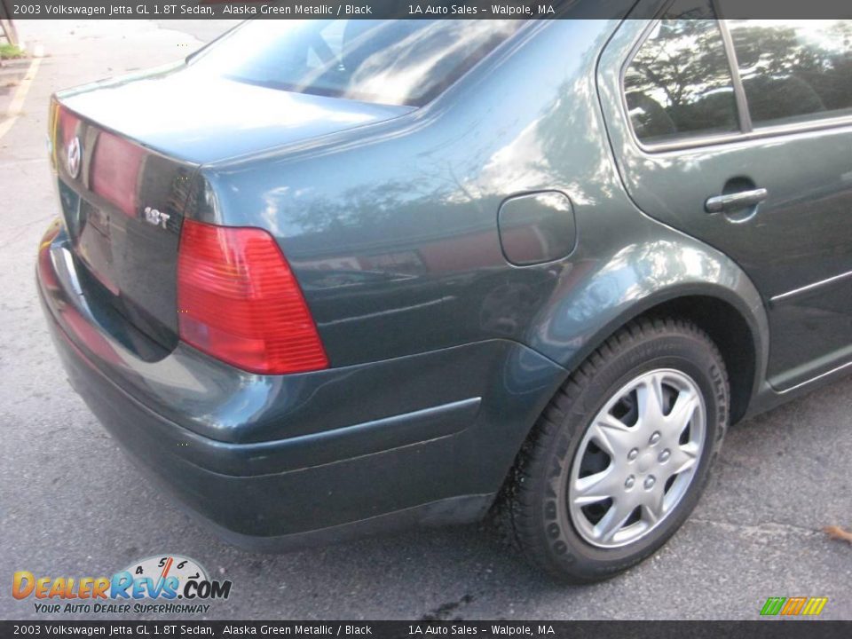 2003 Volkswagen Jetta GL 1.8T Sedan Alaska Green Metallic / Black Photo #15