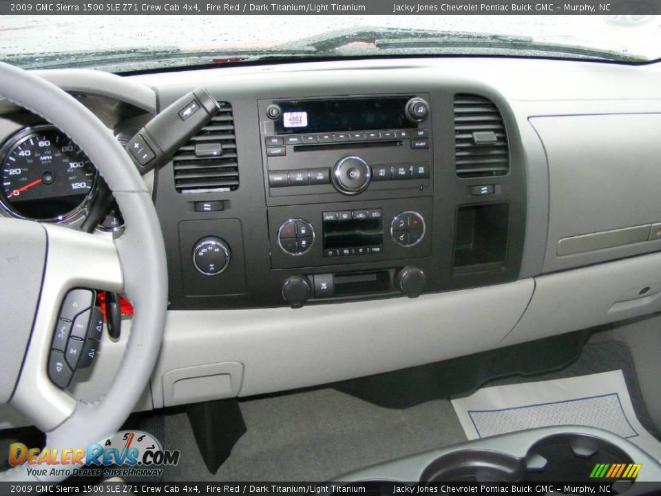 2009 GMC Sierra 1500 SLE Z71 Crew Cab 4x4 Fire Red / Dark Titanium/Light Titanium Photo #14