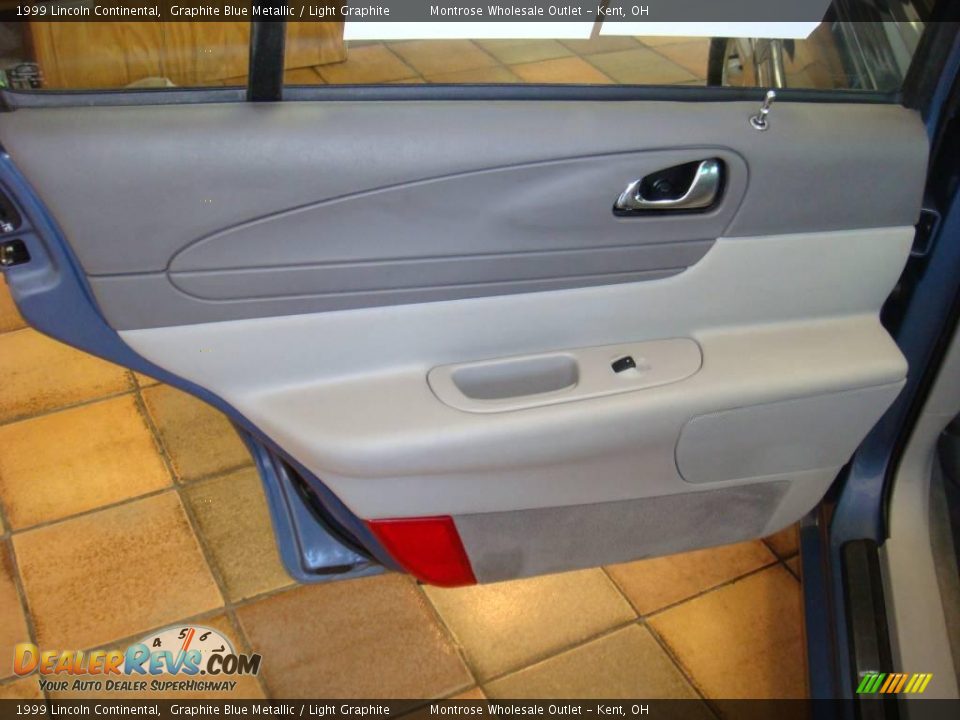 1999 Lincoln Continental Graphite Blue Metallic / Light Graphite Photo #10