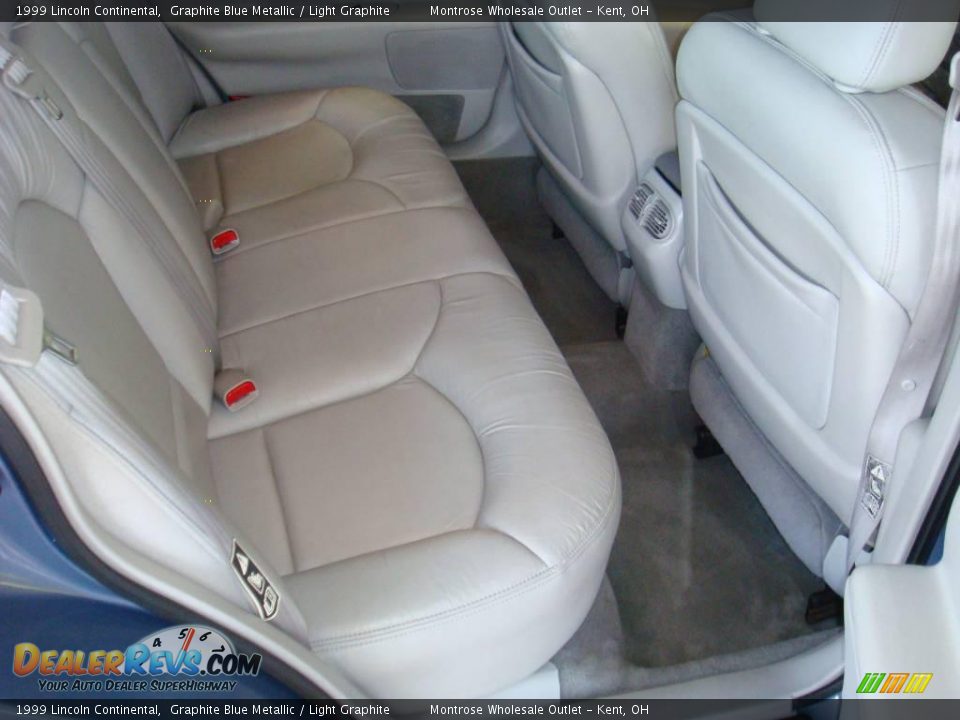 1999 Lincoln Continental Graphite Blue Metallic / Light Graphite Photo #13