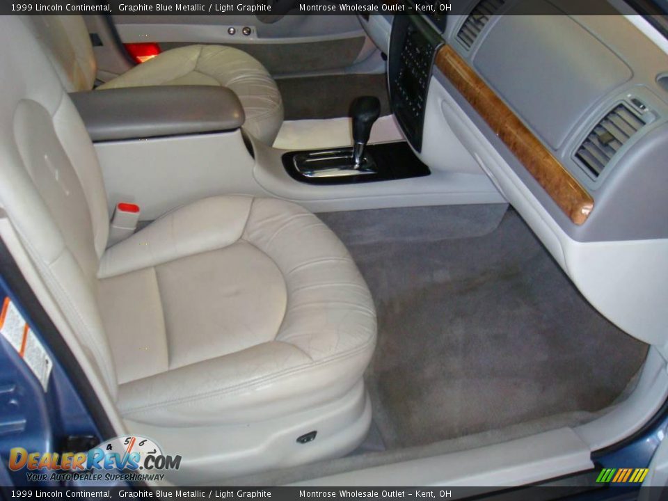 1999 Lincoln Continental Graphite Blue Metallic / Light Graphite Photo #15