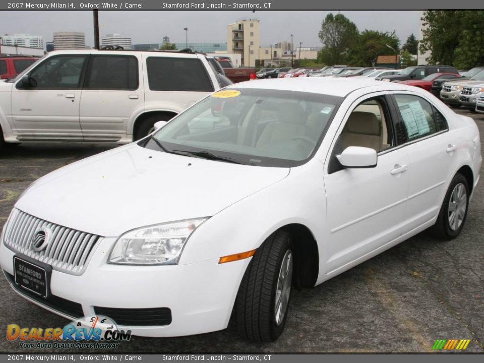 2007 Mercury Milan I4 Oxford White / Camel Photo #1