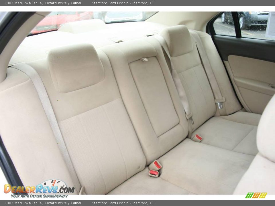 2007 Mercury Milan I4 Oxford White / Camel Photo #14