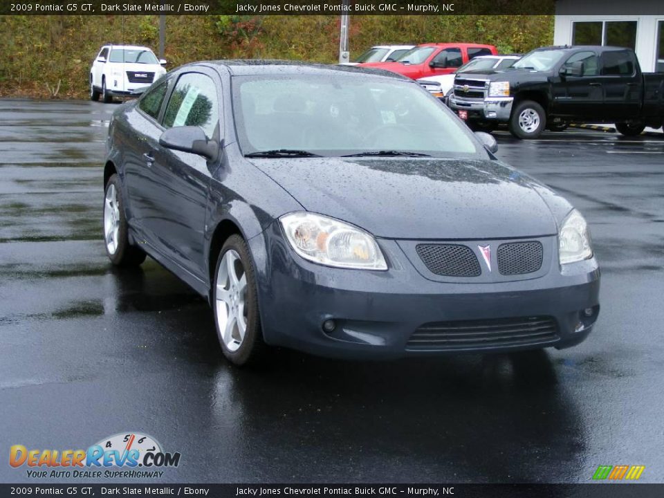 2009 Pontiac G5 GT Dark Slate Metallic / Ebony Photo #2