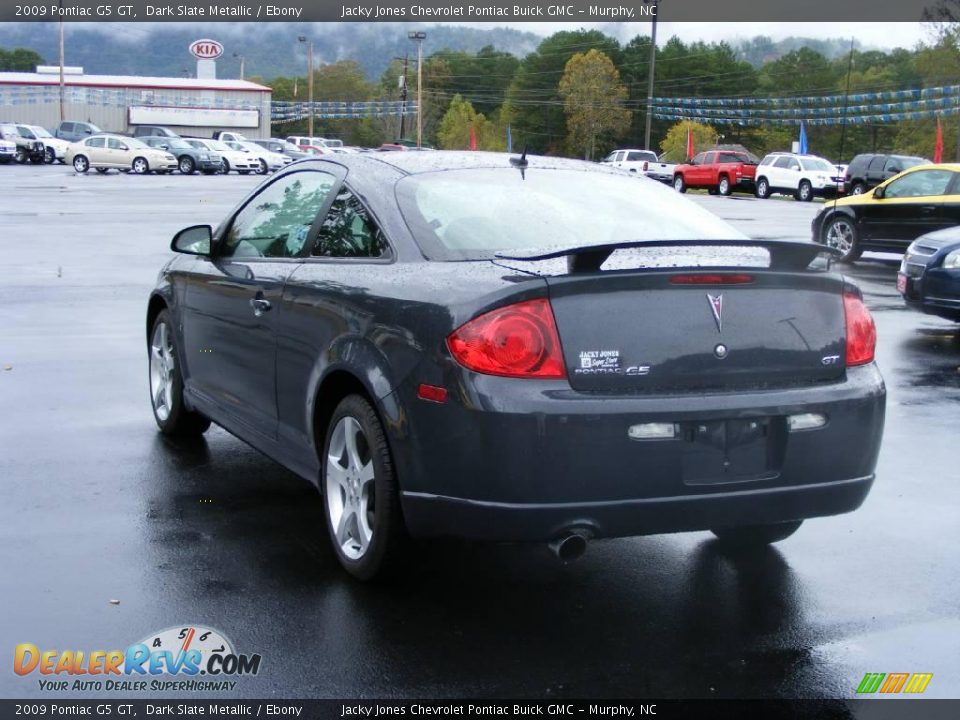 2009 Pontiac G5 GT Dark Slate Metallic / Ebony Photo #6