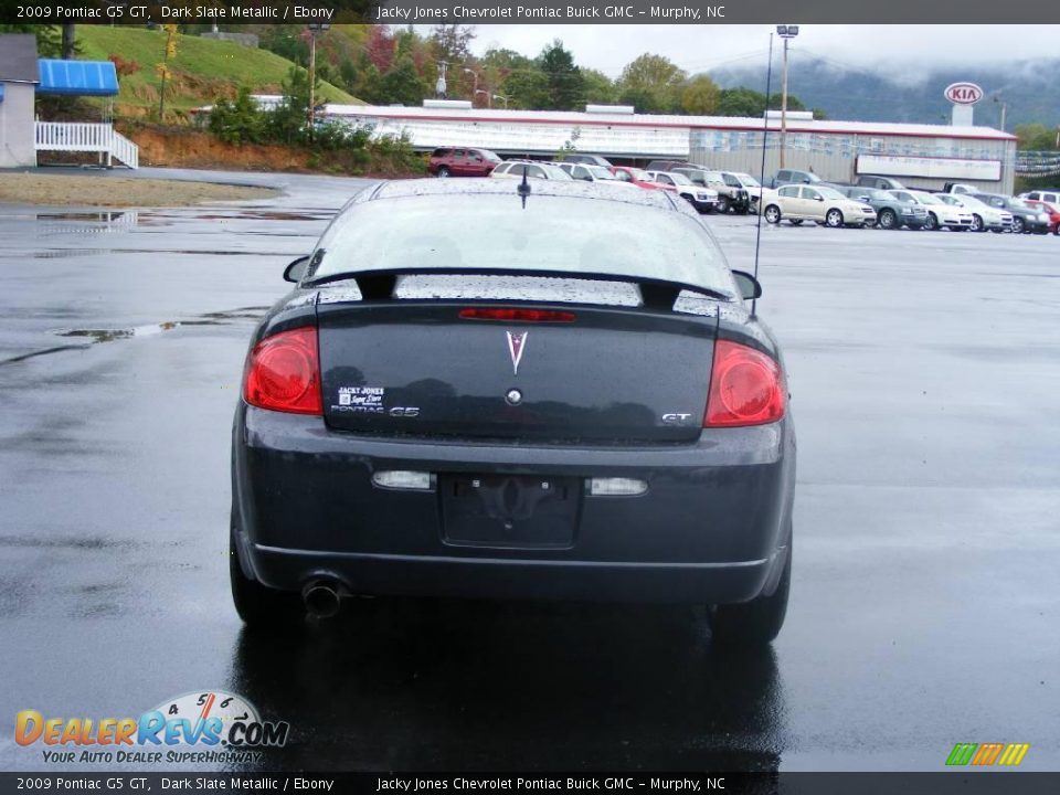 2009 Pontiac G5 GT Dark Slate Metallic / Ebony Photo #7
