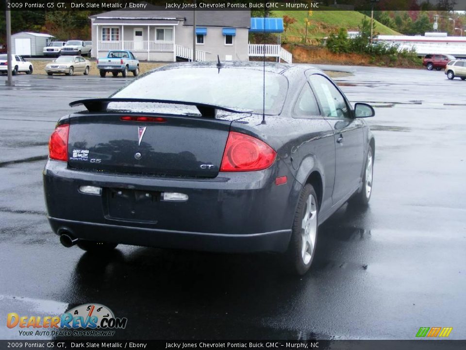 2009 Pontiac G5 GT Dark Slate Metallic / Ebony Photo #8