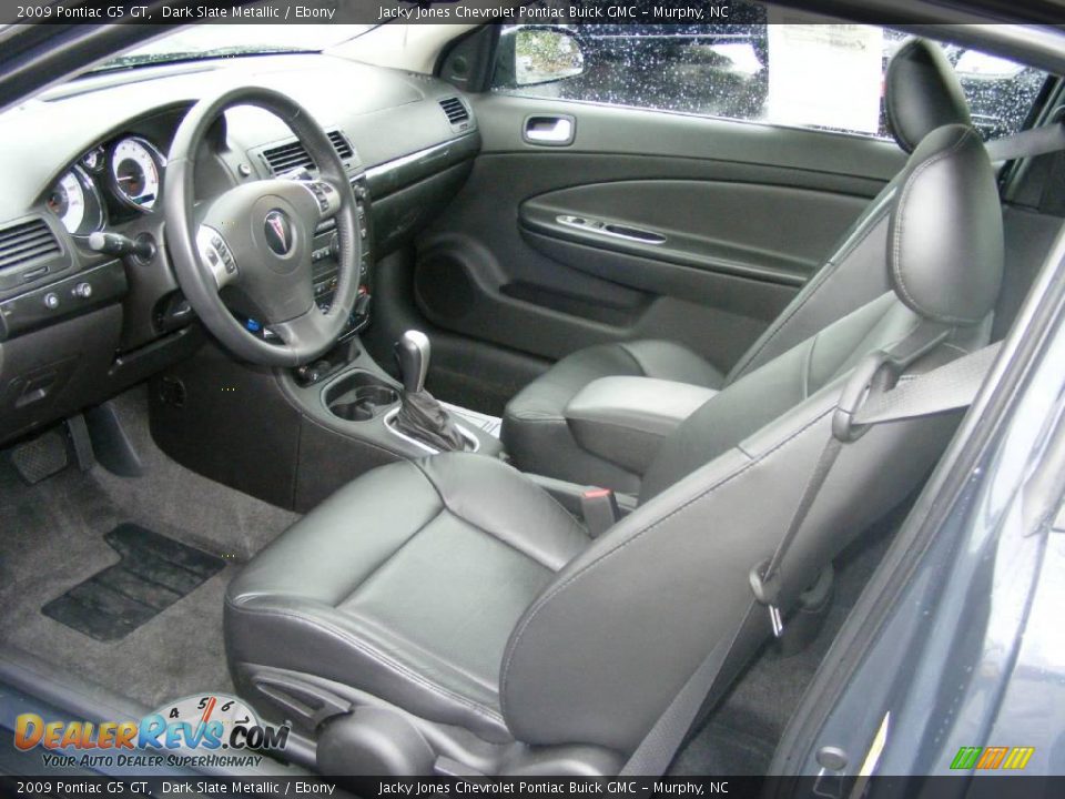 2009 Pontiac G5 GT Dark Slate Metallic / Ebony Photo #9