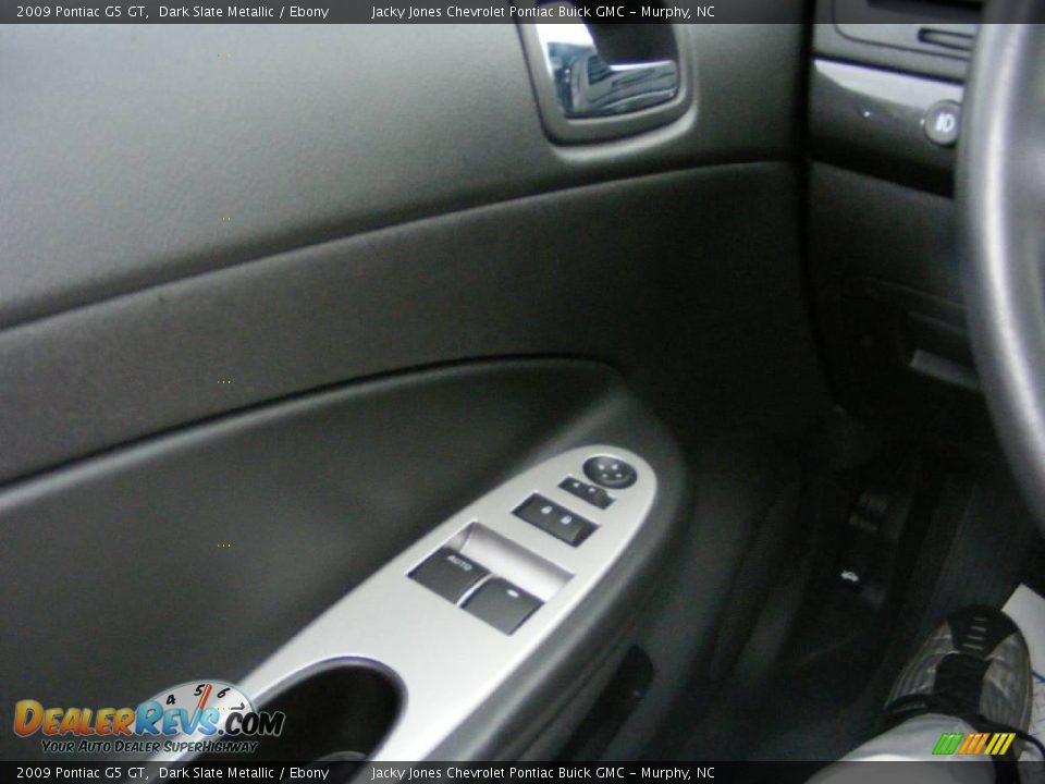 2009 Pontiac G5 GT Dark Slate Metallic / Ebony Photo #11
