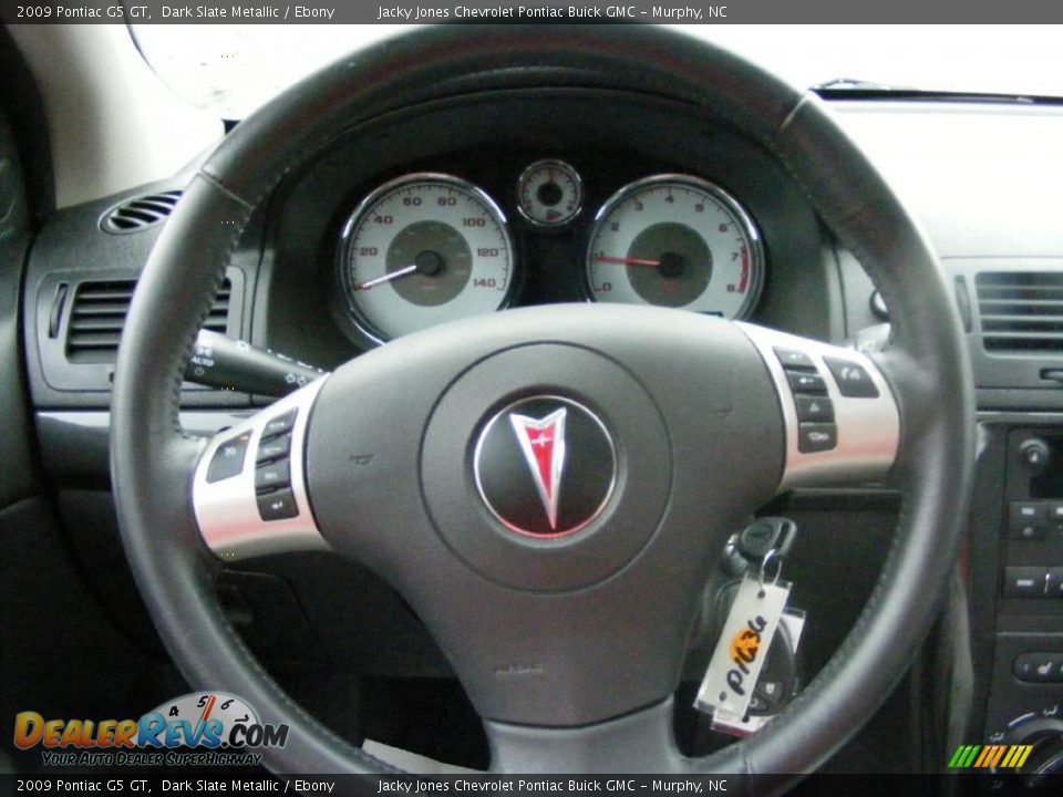 2009 Pontiac G5 GT Dark Slate Metallic / Ebony Photo #12