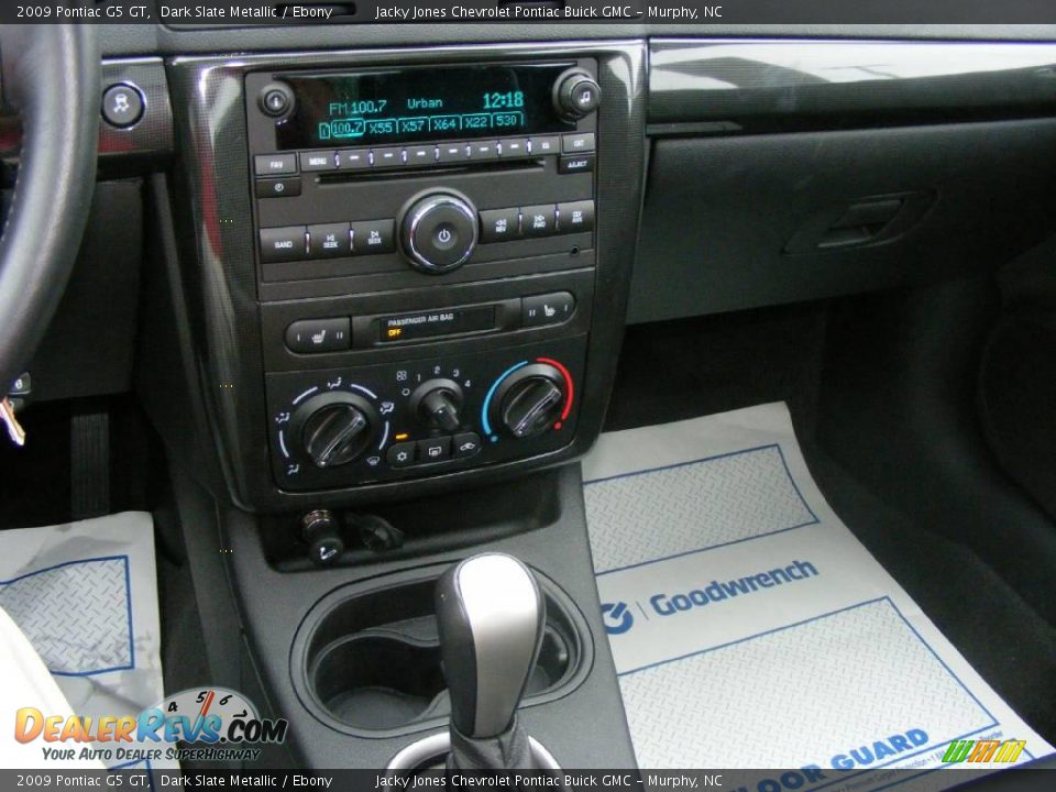 2009 Pontiac G5 GT Dark Slate Metallic / Ebony Photo #15