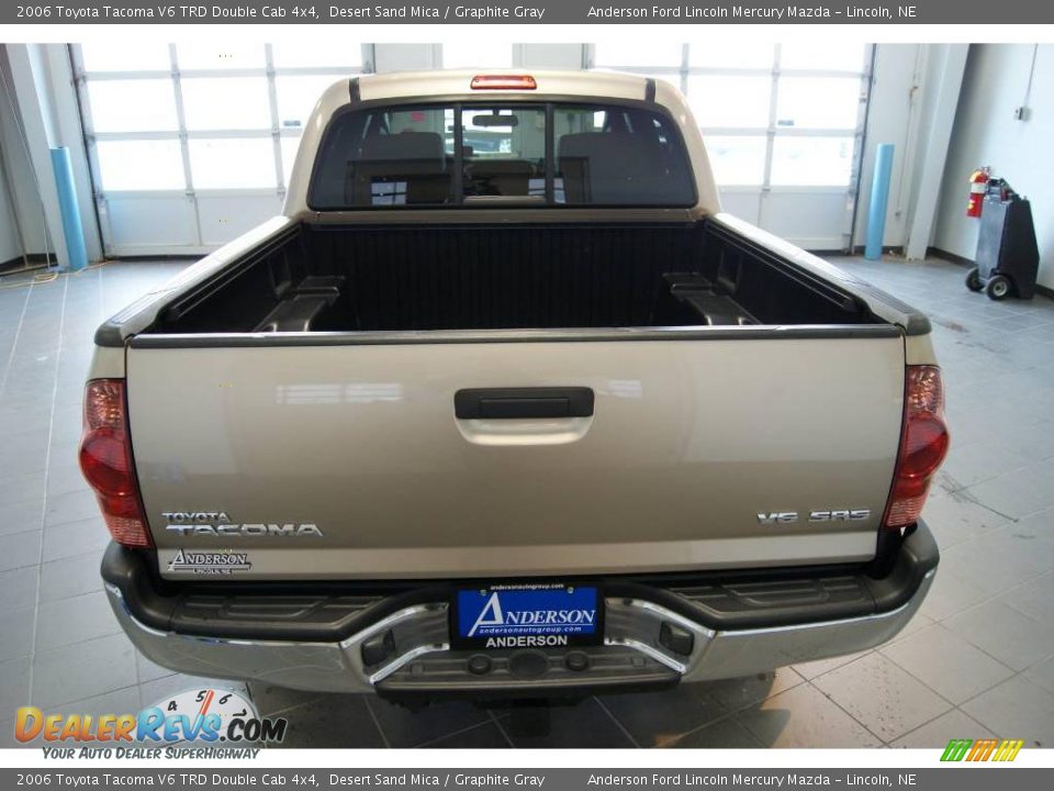 2006 Toyota Tacoma V6 TRD Double Cab 4x4 Desert Sand Mica / Graphite Gray Photo #3