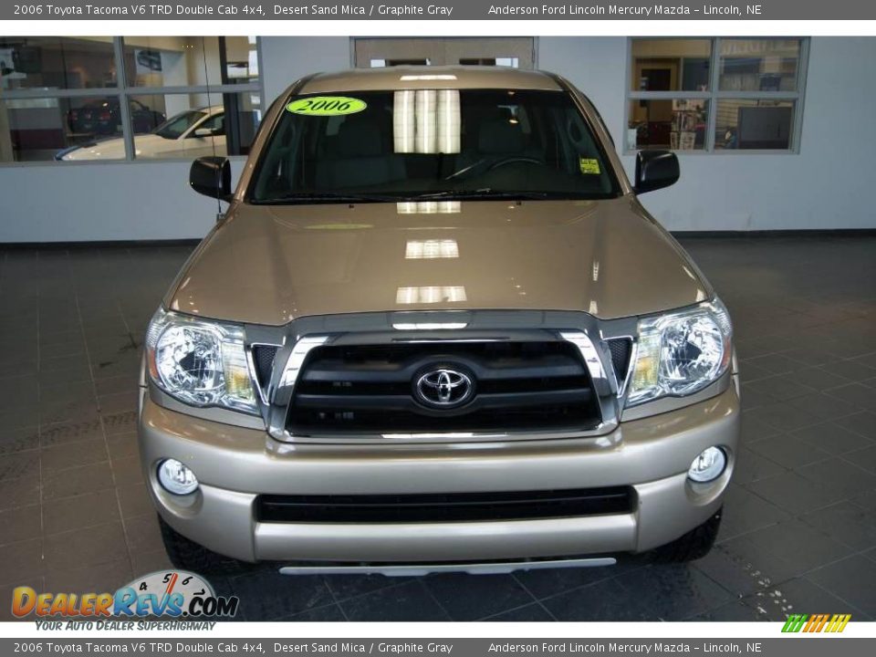 2006 Toyota Tacoma V6 TRD Double Cab 4x4 Desert Sand Mica / Graphite Gray Photo #6