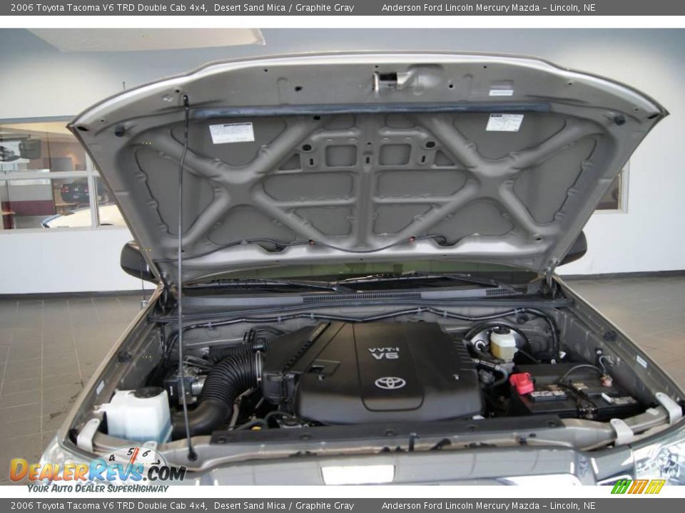2006 Toyota Tacoma V6 TRD Double Cab 4x4 Desert Sand Mica / Graphite Gray Photo #7