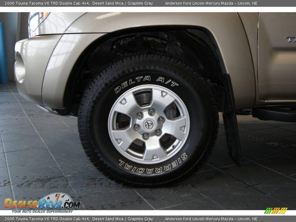 2006 Toyota Tacoma V6 TRD Double Cab 4x4 Desert Sand Mica / Graphite Gray Photo #9