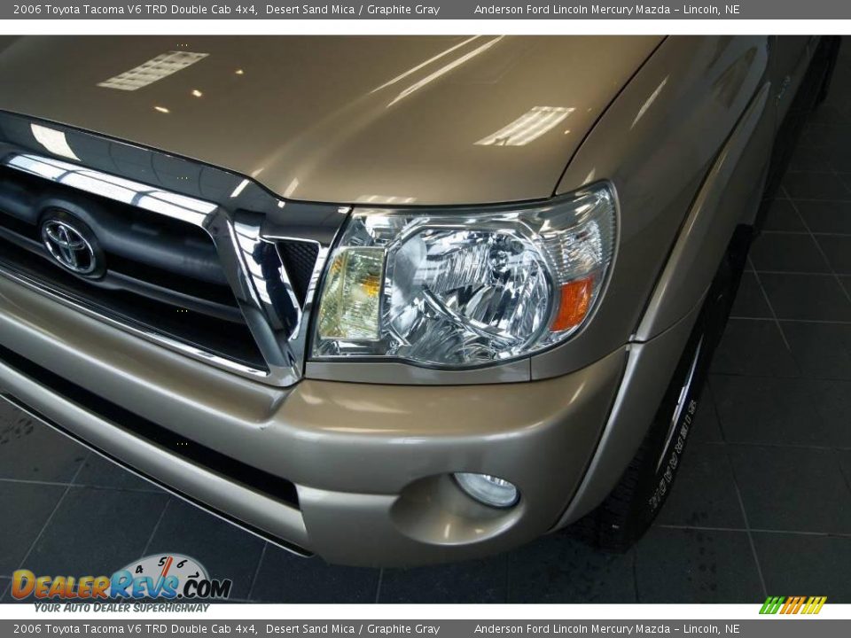 2006 Toyota Tacoma V6 TRD Double Cab 4x4 Desert Sand Mica / Graphite Gray Photo #11