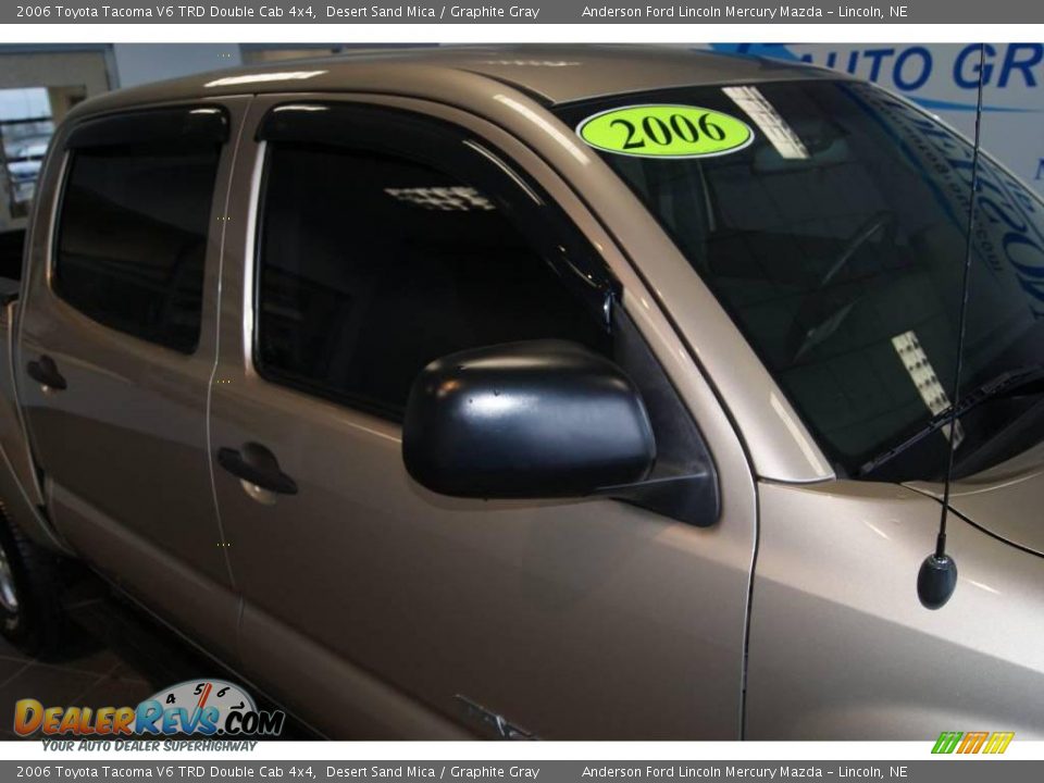 2006 Toyota Tacoma V6 TRD Double Cab 4x4 Desert Sand Mica / Graphite Gray Photo #13