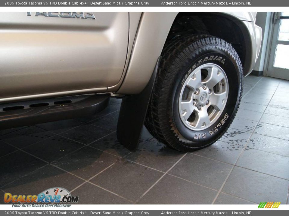 2006 Toyota Tacoma V6 TRD Double Cab 4x4 Desert Sand Mica / Graphite Gray Photo #14