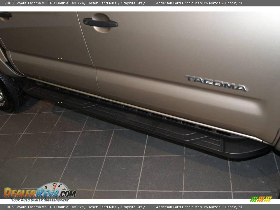 2006 Toyota Tacoma V6 TRD Double Cab 4x4 Desert Sand Mica / Graphite Gray Photo #15