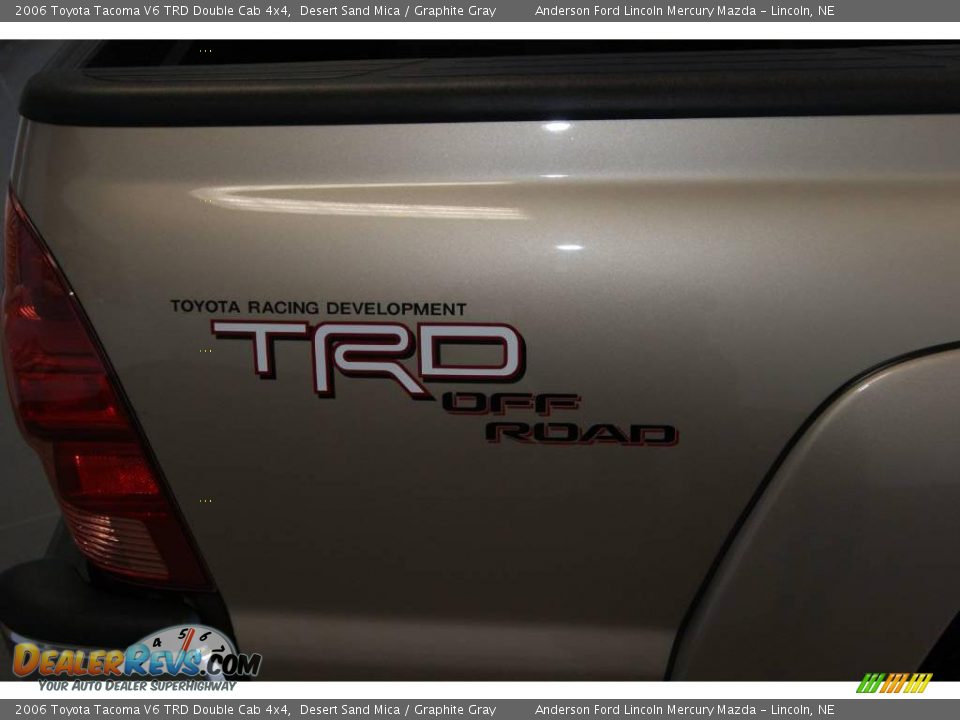 2006 Toyota Tacoma V6 TRD Double Cab 4x4 Desert Sand Mica / Graphite Gray Photo #19