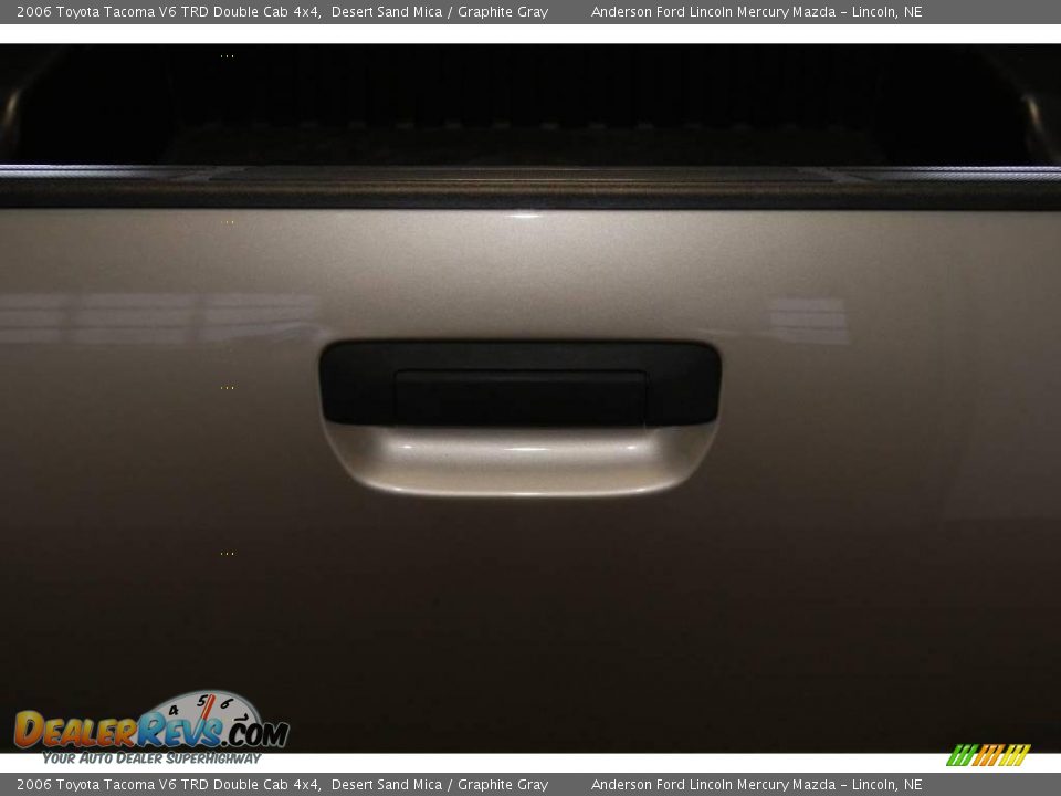 2006 Toyota Tacoma V6 TRD Double Cab 4x4 Desert Sand Mica / Graphite Gray Photo #23