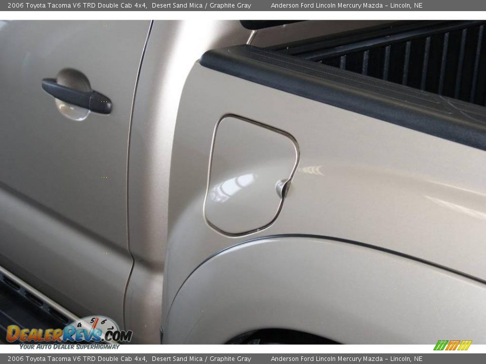 2006 Toyota Tacoma V6 TRD Double Cab 4x4 Desert Sand Mica / Graphite Gray Photo #25