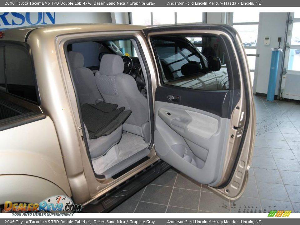 2006 Toyota Tacoma V6 TRD Double Cab 4x4 Desert Sand Mica / Graphite Gray Photo #30