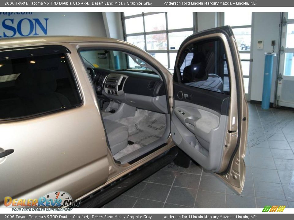 2006 Toyota Tacoma V6 TRD Double Cab 4x4 Desert Sand Mica / Graphite Gray Photo #31