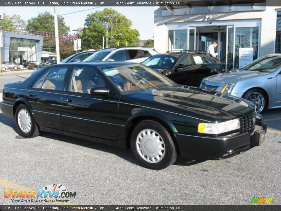 1992 Cadillac Seville STS Sedan Polo Green Metallic / Tan Photo #1