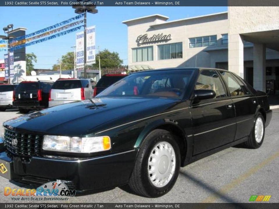 1992 Cadillac Seville STS Sedan Polo Green Metallic / Tan Photo #5