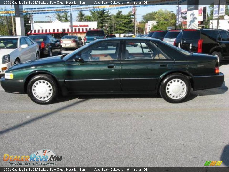 1992 Cadillac Seville STS Sedan Polo Green Metallic / Tan Photo #6