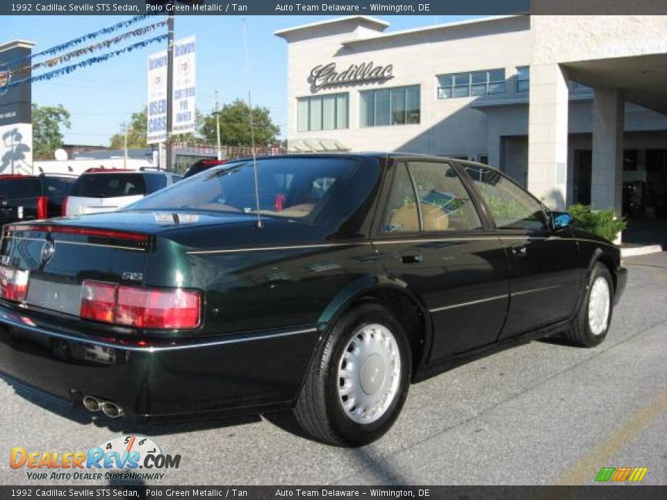 1992 Cadillac Seville STS Sedan Polo Green Metallic / Tan Photo #7