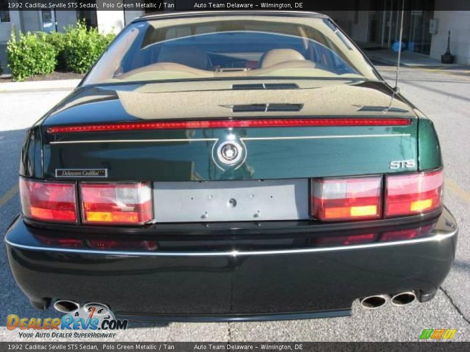 1992 Cadillac Seville STS Sedan Polo Green Metallic / Tan Photo #8