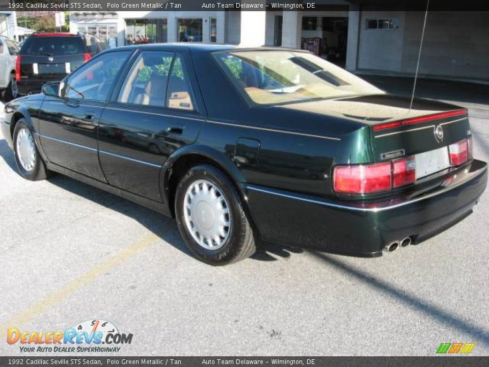 1992 Cadillac Seville STS Sedan Polo Green Metallic / Tan Photo #9