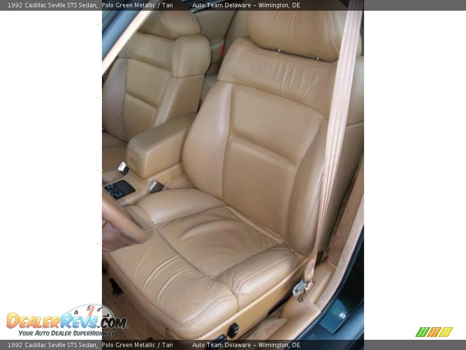 1992 Cadillac Seville STS Sedan Polo Green Metallic / Tan Photo #12