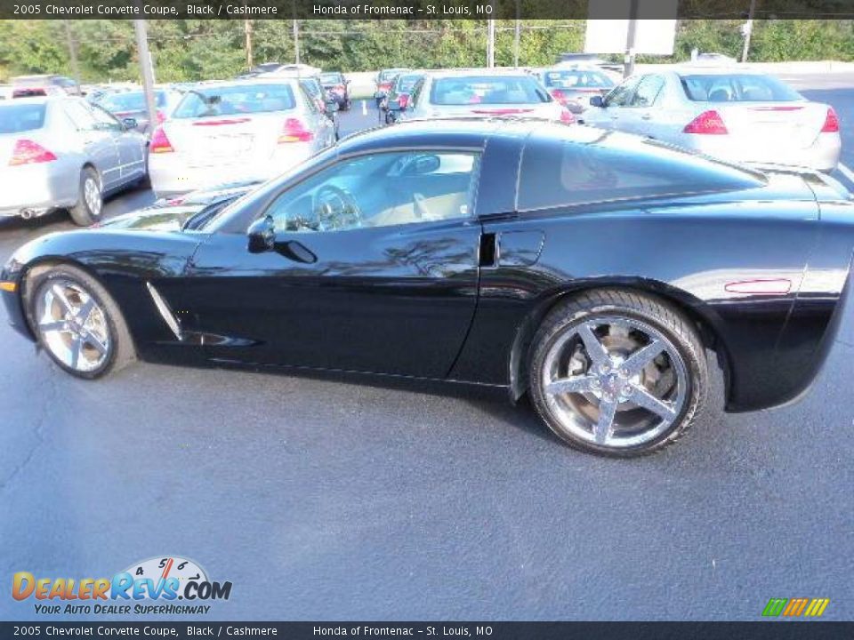 2005 Chevrolet Corvette Coupe Black / Cashmere Photo #1