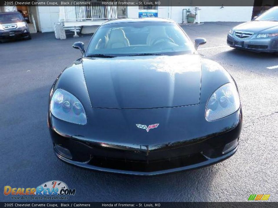 2005 Chevrolet Corvette Coupe Black / Cashmere Photo #8