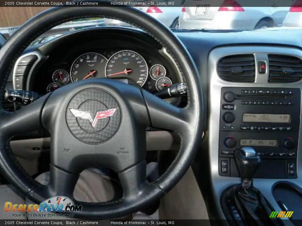 2005 Chevrolet Corvette Coupe Black / Cashmere Photo #15