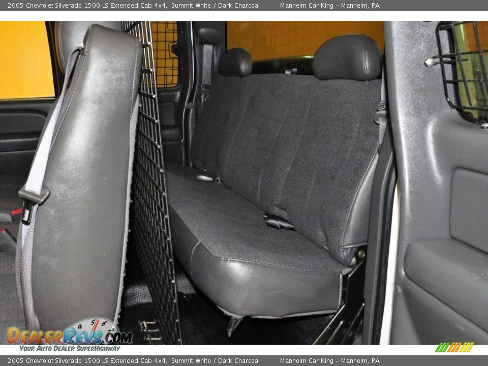 2005 Chevrolet Silverado 1500 LS Extended Cab 4x4 Summit White / Dark Charcoal Photo #11