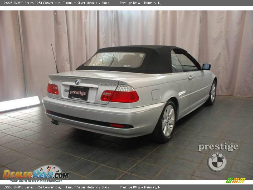 2006 BMW 3 Series 325i Convertible Titanium Silver Metallic / Black Photo #2