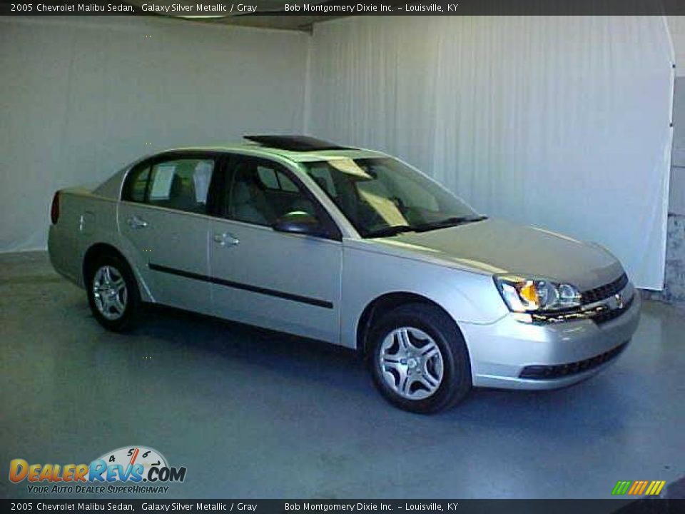 2005 Chevrolet Malibu Sedan Galaxy Silver Metallic / Gray Photo #1