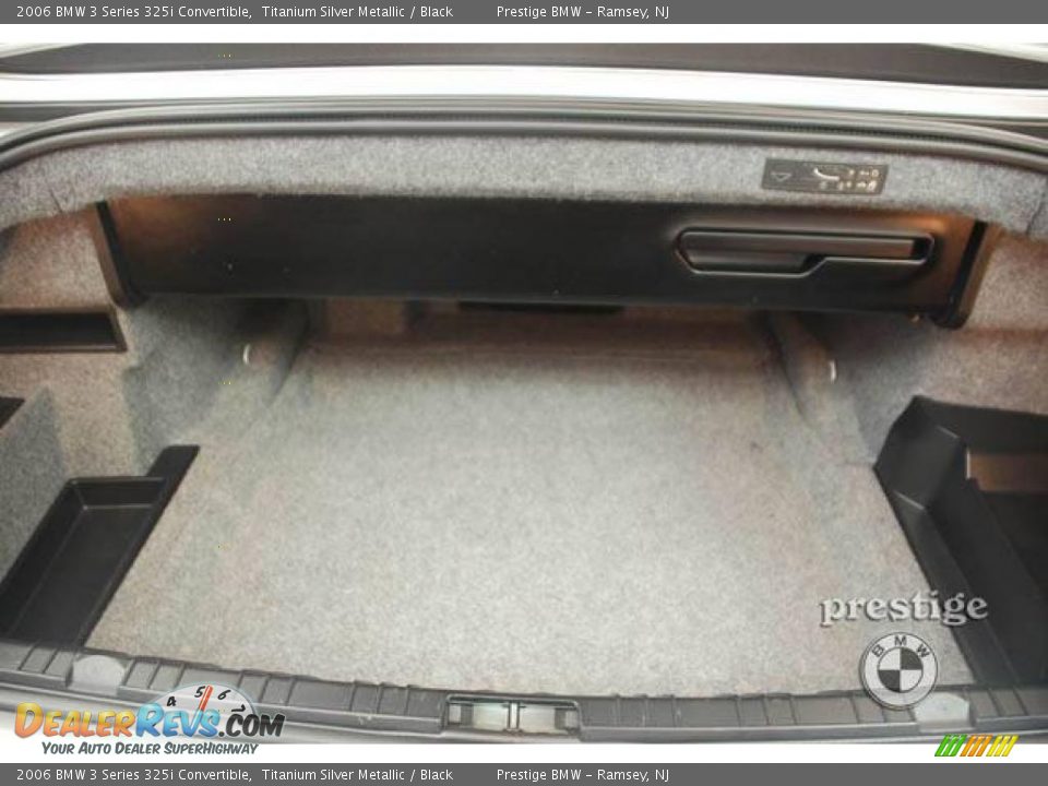 2006 BMW 3 Series 325i Convertible Titanium Silver Metallic / Black Photo #8