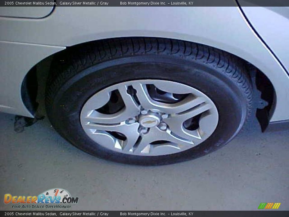 2005 Chevrolet Malibu Sedan Galaxy Silver Metallic / Gray Photo #12