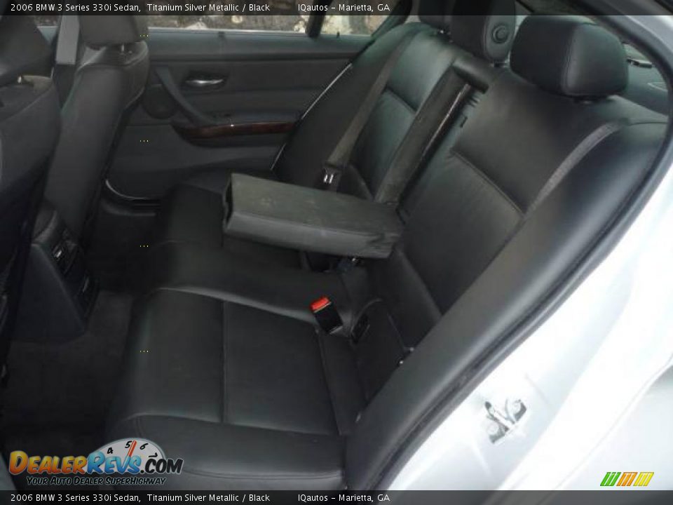 2006 BMW 3 Series 330i Sedan Titanium Silver Metallic / Black Photo #13