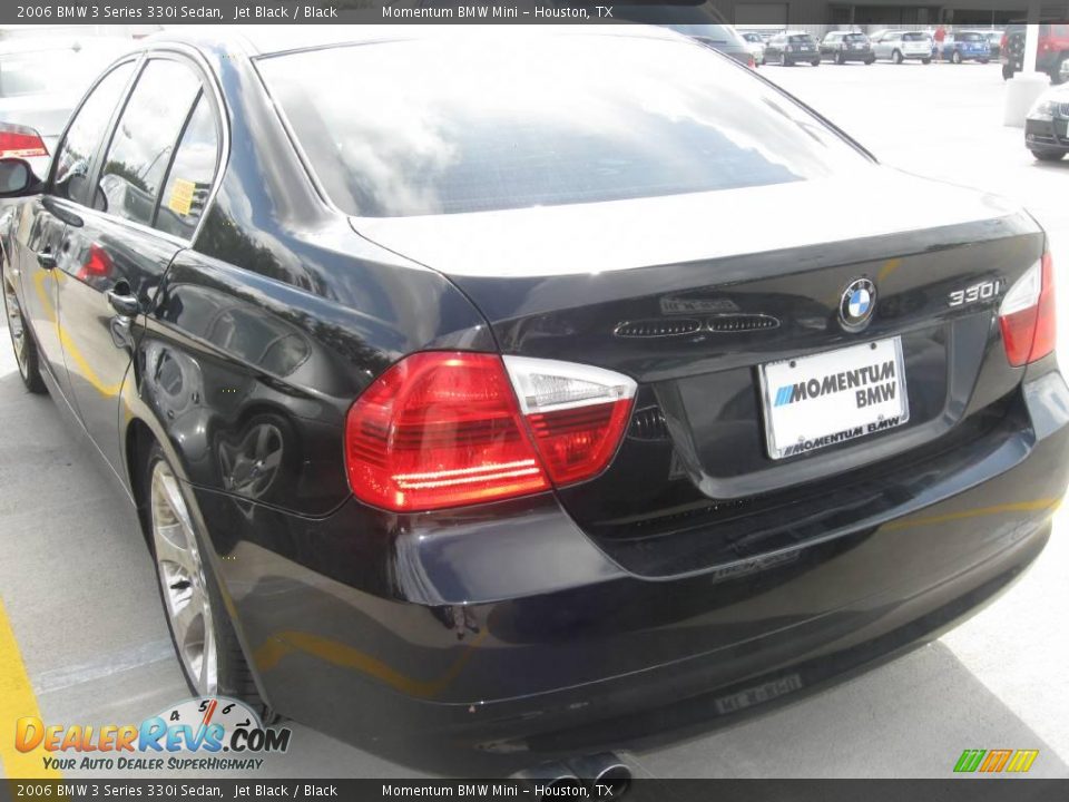 2006 BMW 3 Series 330i Sedan Jet Black / Black Photo #4